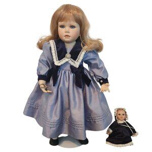 Marie Osmond Penelope Porcelain Doll and Small Doll. EC. Numbered 797/1500